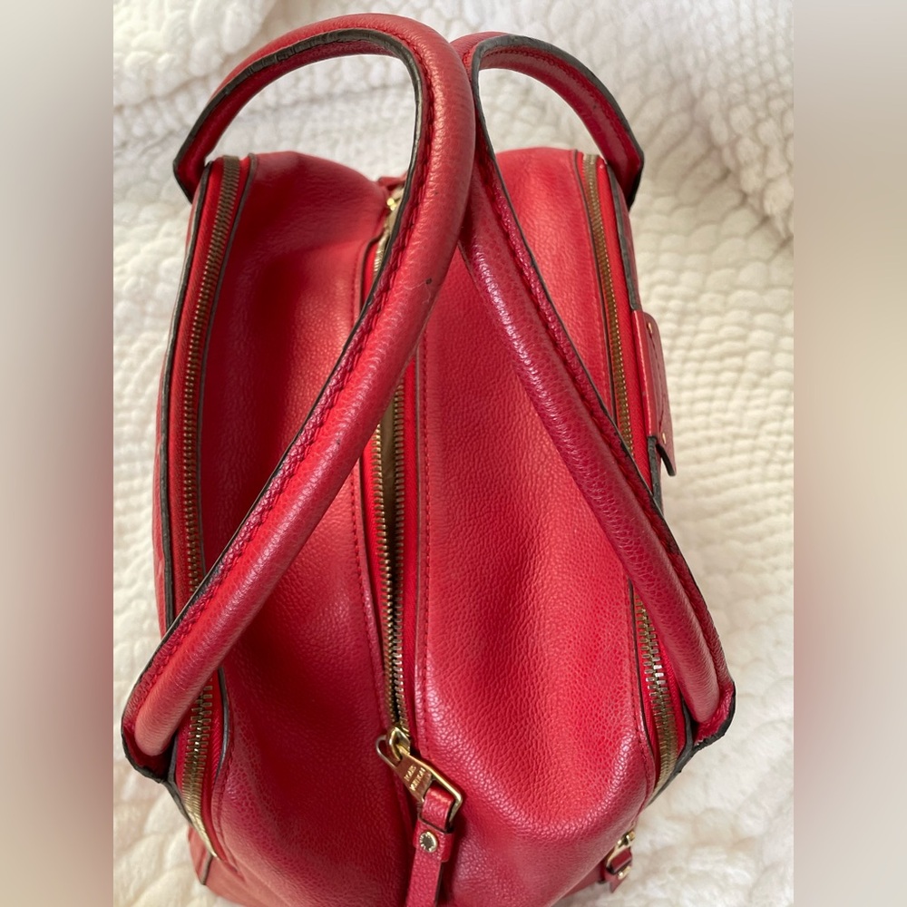 Louis Vuitton Marais MM Empreinte Cerise Red Bag - Picture 6 of 16